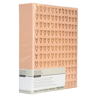 6 Pack: Pink Hearts Photo Album by Recollections