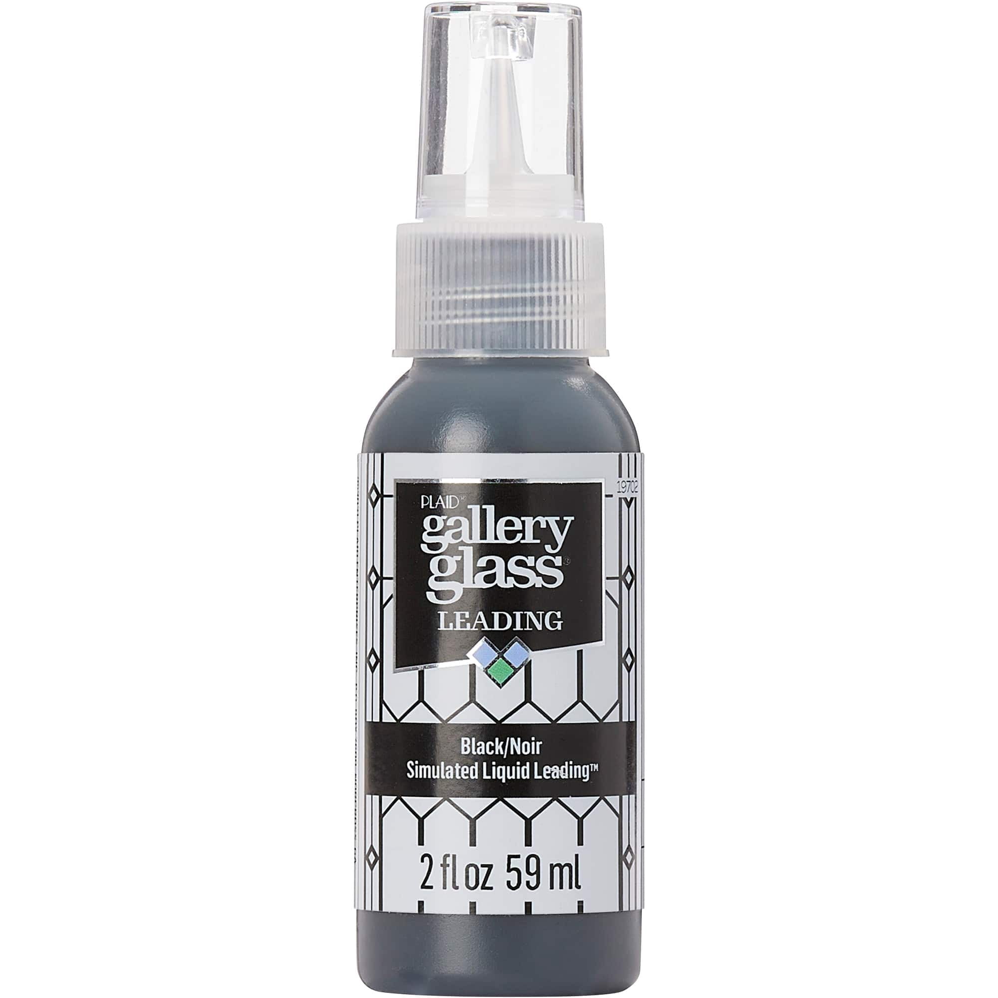 Plaid 2 oz.  Gallery Glass Stained Glass Effect Paint - Non-Toxic Paint for Drawing, Painting, Art & Crafts Supplies - Bulk 6 Pack