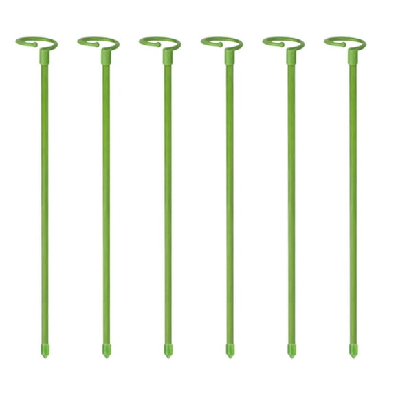 6 Pack Plant Support Stakes, Garden Single Stem Flower Support Stake Plant Cage Support Rings for Plant Support for Amaryllis Tomatoes Orchid Lily Peony Rose Flower Stem