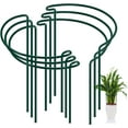 6 Pack Plant Support Stakes, Metal Garden Plant Stake(10" Wide x 16