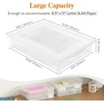 thumbnail image 1 of 6 Pack Plastic Multi-Purpose Storage Box with Latching Lids, 1 of 8