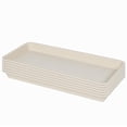 6 Pack Plastic Plant Tray Saucers Rectangular Heavy Duty Indoor Planter ...