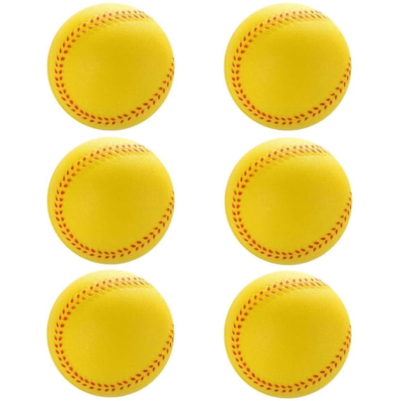 6 Pack Practice Baseballs Foam Baseball Ball Baseball for Kids Teens Softball