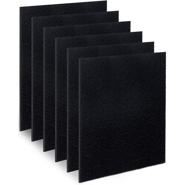 6-Pack Prefilter A for Honeywell HPA200 Series Air Purifiers, HRF-A200 Carbon Pre Filter, Thickened to 1/4 Inch