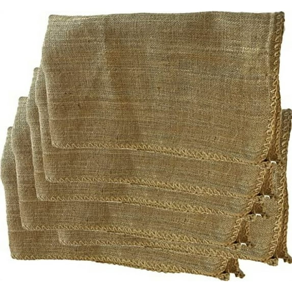 6 Pack Premium Large Burlap sack Bags | 6 Piece Set 24 x 40 inch | New Coffee Bag | Potato Bag | Sack Race | Seed Preserve Sack | Eco-friendly, Natural Jute Product | Made by10 Ounce Burlap Fabric (6)
