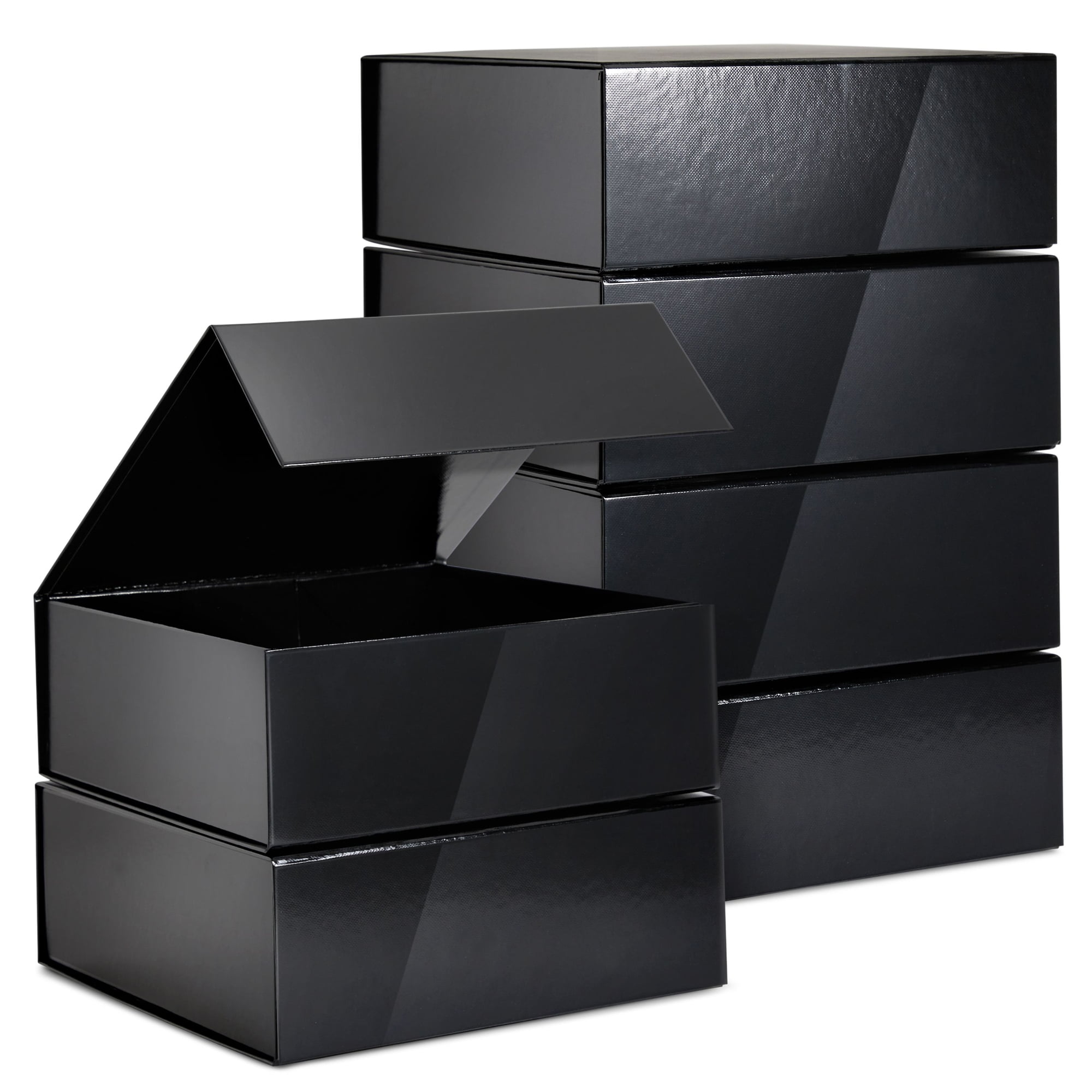  GLEAVI 4pcs Boxes Gift Box Square Gift Bridesmaid Gift Black  Suit Bejeweled Kit Black Wedding Decor Bulk Items for Gifts Bulk Gift  Present Wrapping Accessories Paper Proposal Cosmetic : Health 