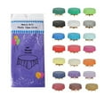 thumbnail image 1 of (6 Pack) Purple Premium Round Heavy-Duty Plastic Table Covers ( Reusable), 1 of 6