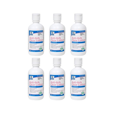 6 Pack Quality Choice Anti-Itch Clear Lotion for Poison Ivy and oak 6 Ounce Each