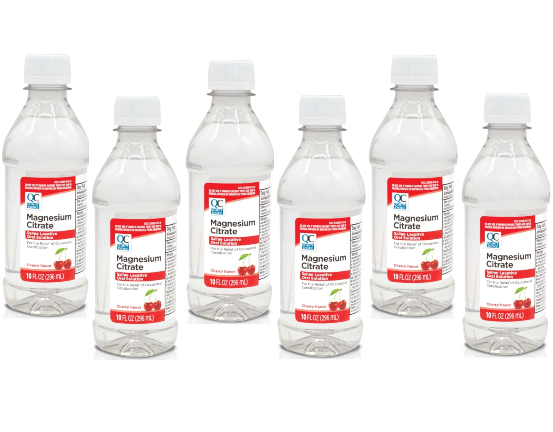 6 Pack Quality Choice Magnesium Citrate, Saline Laxative Oral