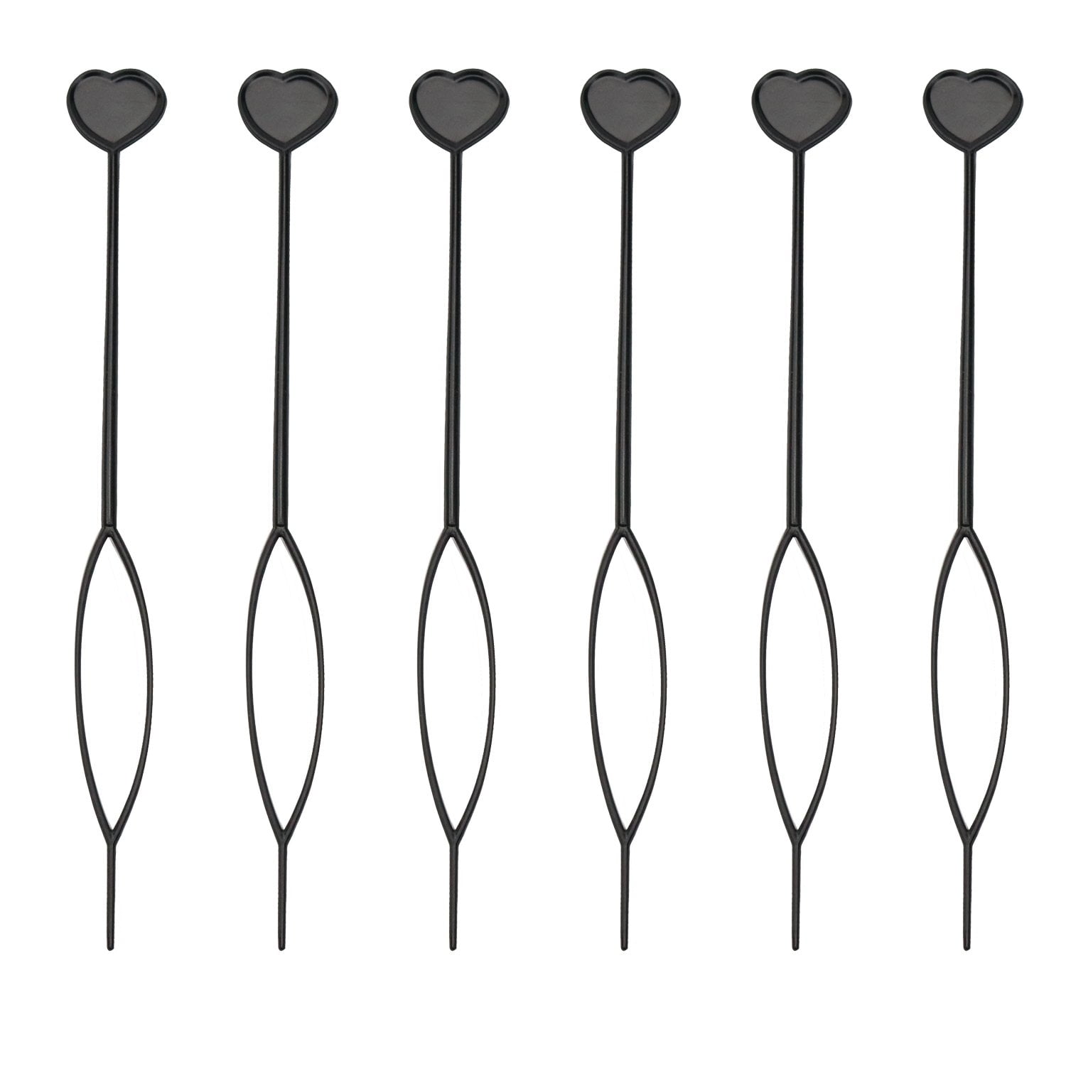 AUEAR, Pull Hair Pin Quick Beader for Loading Beads on Hair Automatic Hair  Beader and Styling Kit Ponytail Maker Styling Tooll (16 Pack, Black Color)