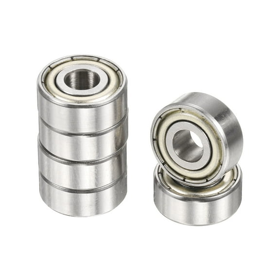 6 Pack R3ZZ Deep Groove Ball Bearings 3/16" ID x 1/2" OD x 10/51" Height ABEC3