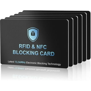 Porta Bancomat Portacarte RFID NFC Set Da 10 Protezione