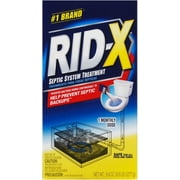 6 Pack - RID-X Septic Treatment, 1 Month Supply Of Powder, 9.8 oz