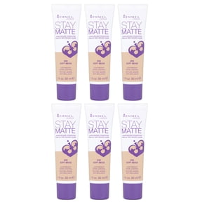 (6 Pack) RIMMEL Stay Matte Liquid Mousse Foundation - Soft Beige 200