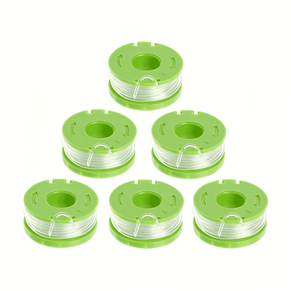 6 Pack RS90121 0.065'' 10FT String Trimmer  Replacement String Trimmer Spool Line Compatible with Earthwise CST00012, LST10012, CST12010