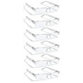 thumbnail image 1 of 6 Pack Reading Glasses by BOOST EYEWEAR, Clear Half Rim Frames, for Men and Women, with Comfort Spring Loaded Hinges, Clear, 6 Pairs (+2.00), 1 of 3