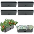 thumbnail interactive-video image 1 of Plant Pots With Drainage - 2X Indoor Plant Pots With Drainage,7.87 Inches Self-Watering Planting Basin Succulents Dish For Porch Desks Daily Use Balcony Greenhouse Windowsills Greenery Workplace 1 of 9