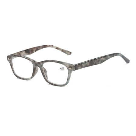 6 Pack Rectangle Reading Glasses Readers 1.0 1.5 2.0 2.5 3.0 3.5 4.0