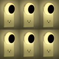 thumbnail image 1 of 6 Pack Red LED Plug into Wall with Dusk to Dawn sensors Plug in Night Lights for Kids Room, Bedroom, Bathroom, Baby Nursery,Stair Lights, Hallway Light, 1 of 9