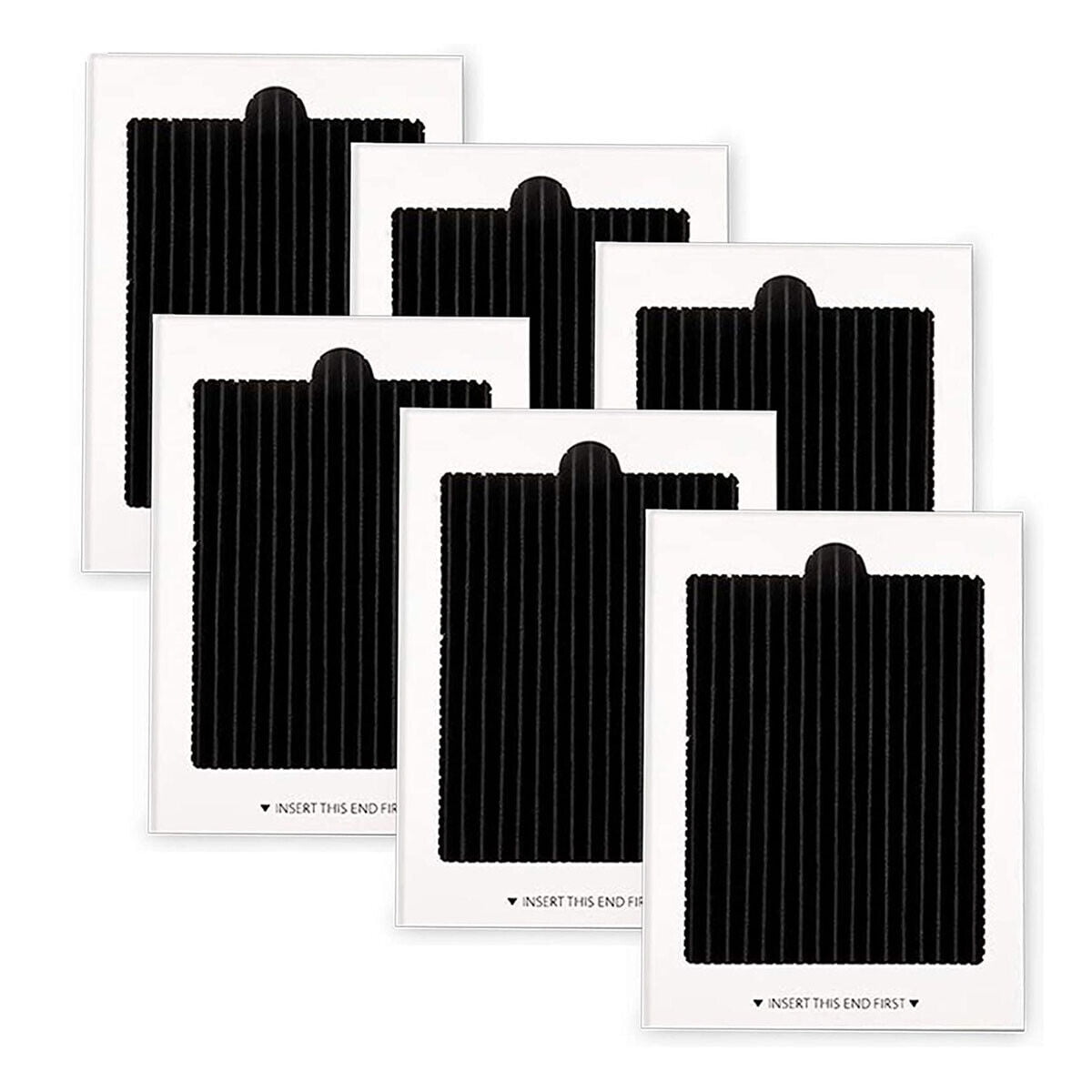 6 Pack Refrigerator Air Filter Replacement Carbon Activated Filter