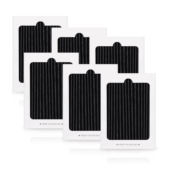 6-Pack Refrigerator Air Filter Replacement, Carbon Activated Odor-Absorbing Compatible with Frigidaire PAULTRA Pure Air Ultra & Electrolux EAFCBF, Replaces 242047801 242047804 242061001