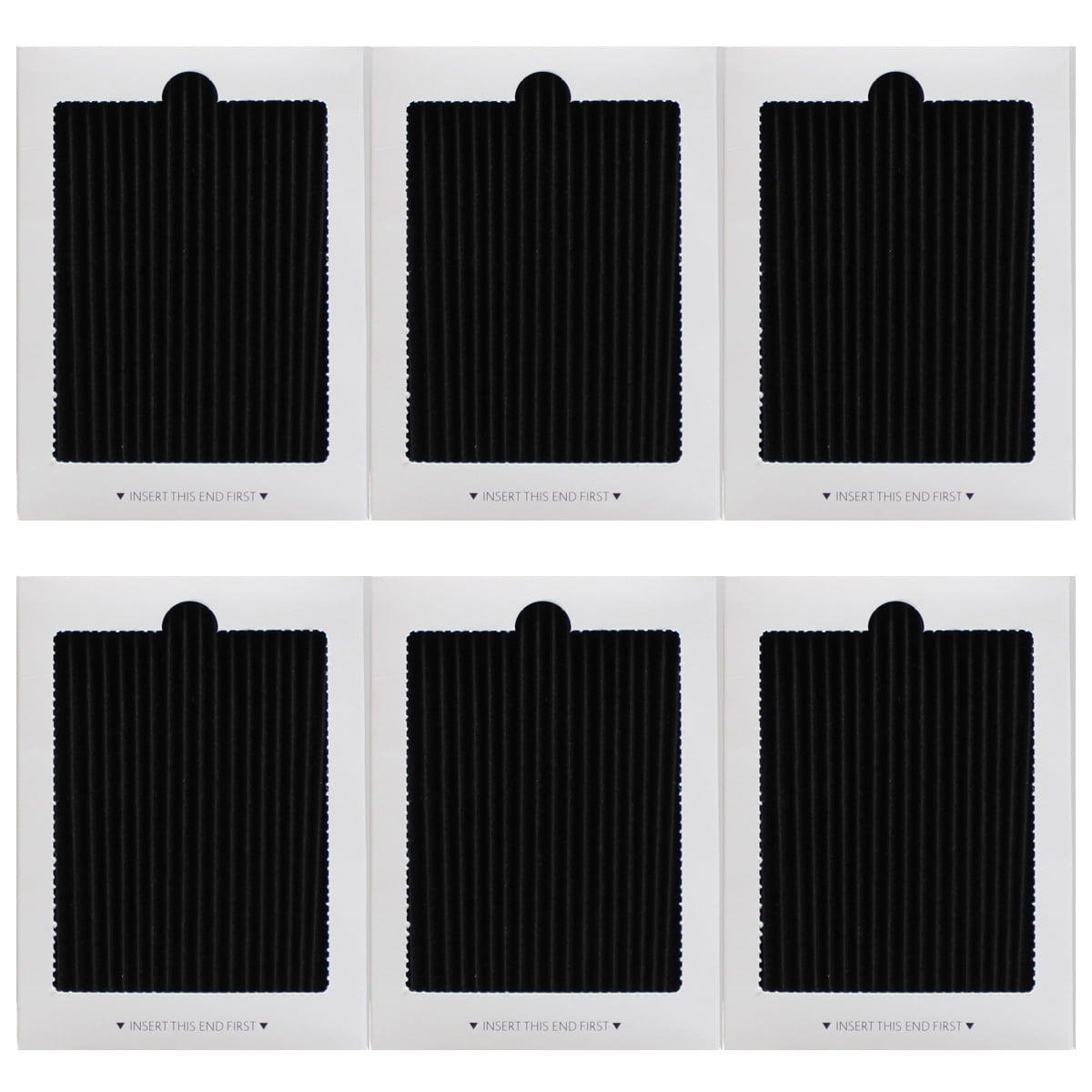 6 Pack Refrigerator Air Filter, Replacement for EAFCBF, PAULTRA, Pure Air Ultra 242047801, 242061001, 241754001, 241754002