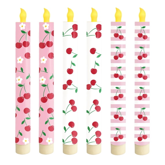 6-Pack Remote Control Flameless LED Candle Lamp, with Tearing Stems, Realistic Wax Simulation, for Party Wedding Home Decor