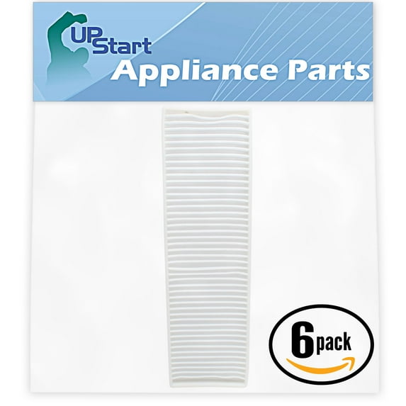 6-Pack Replacement Bissell 3575 Vacuum Pleated Post Motor Filter - Compatible Bissell Style 7, 9, 16, 32076 HEPA Filter