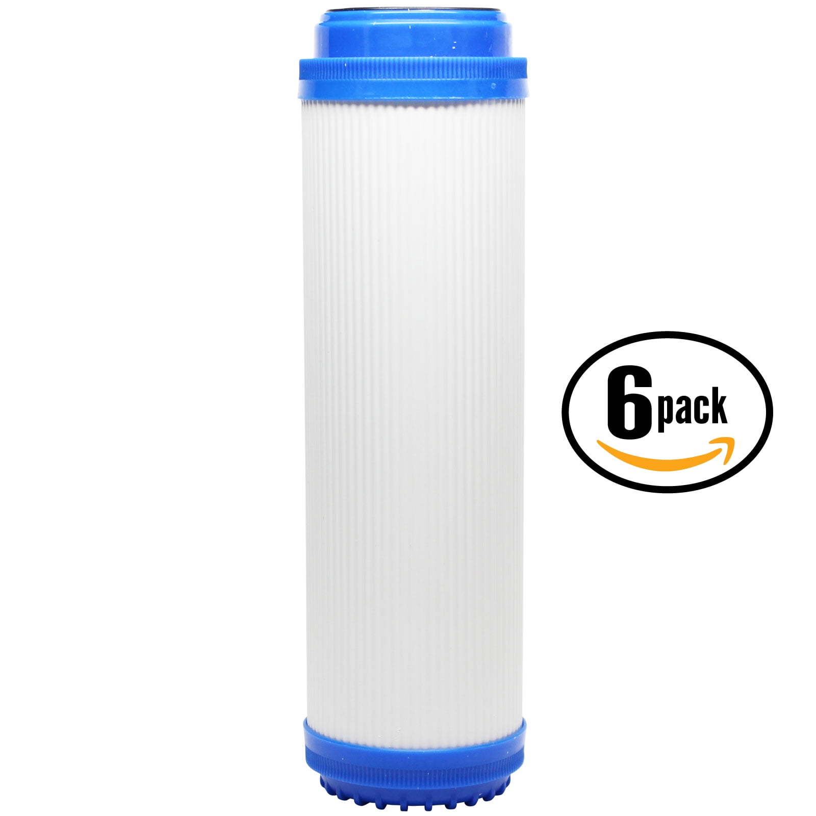 6-Pack Replacement Culligan RVF-10 Granular Activated Carbon Filter - Universal 10-inch Cartridge for Culligan RVF-10 Exterior Water Filter - Denali Pure Brand