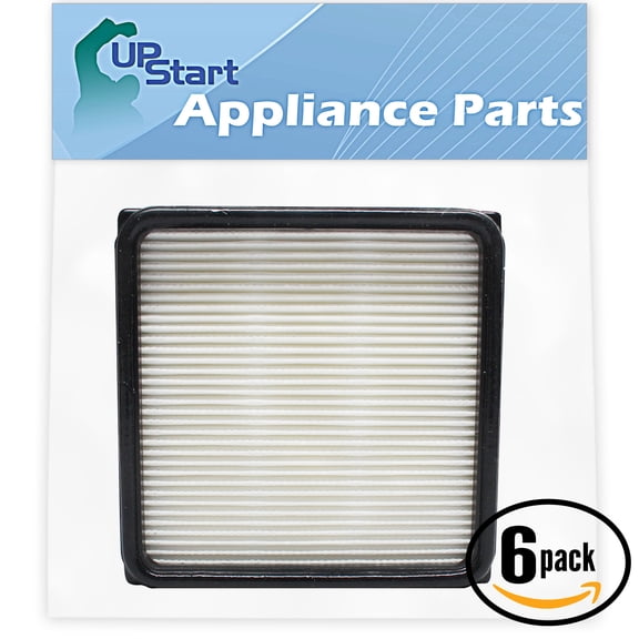 6-Pack Replacement Dirt Devil UD70105 Vacuum HEPA Filter and Foam Filter Insert - Compatible Dirt Devil 304708001, F59, F66 HEPA Filter and Foam Filter Insert