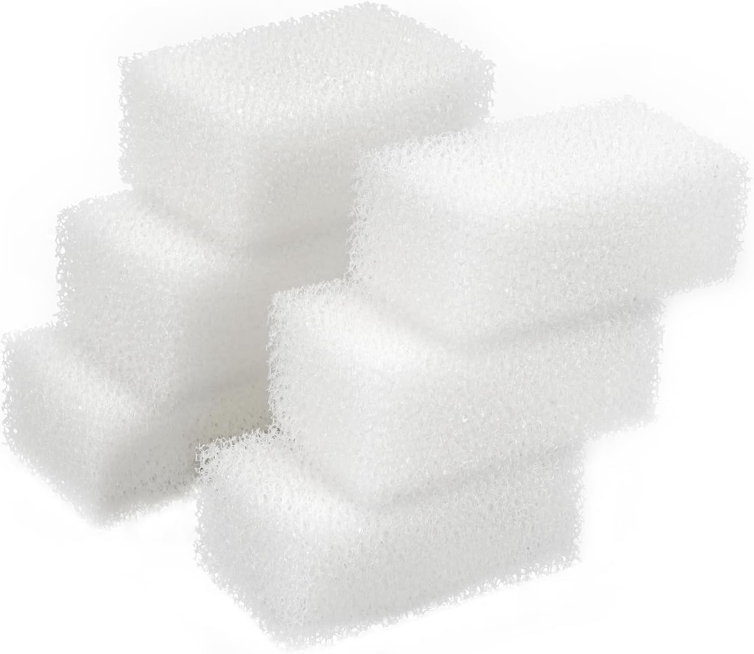 6-Pack Replacement Filter Sponge Pads, Aquarium Foam Insert Compatible with 30, Fish Tank Filter Media