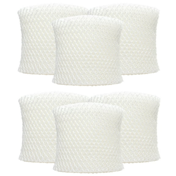 6-Pack Replacement HWF64 filter for Sunbeam, Holmes, White Westinghouse, Hamilton Beach, Bionaire, Touch Point - Compatible with Sunbeam SCM1746, Holmes HWF64, Holmes HWF-64, Holmes "B"