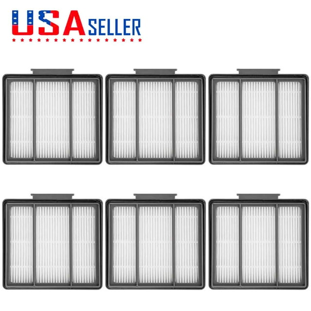6 Pack Replacement RVFFK950 HEPA Filter for Shark Ion Robot R71 RV700N