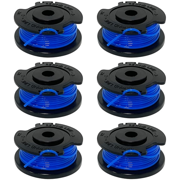 6 Pack Replacement Spools for Cordless Trimmer 0.065 12-Inch 20V 29V Compatible