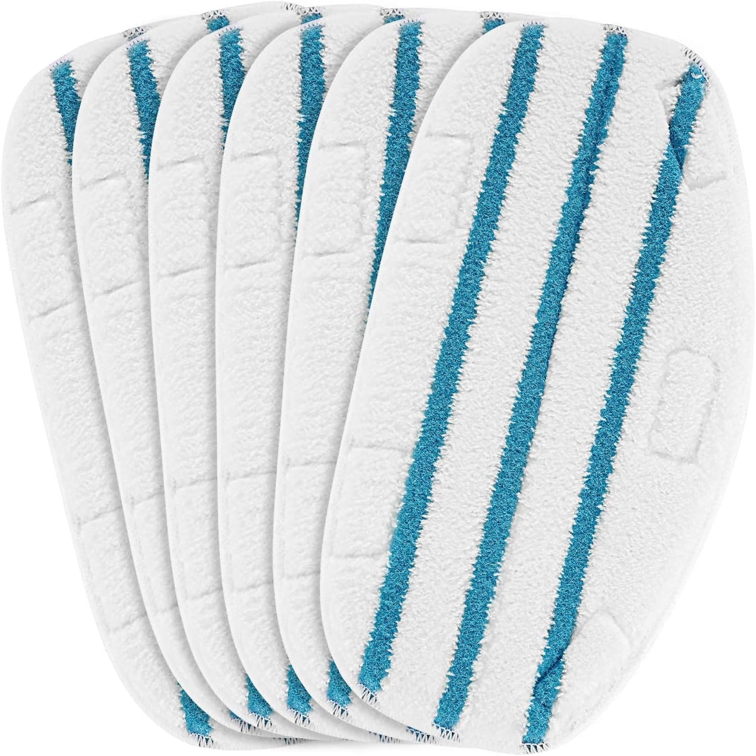 6 Pack Replacement Steam Mop Pads Compatible for PurSteam ThermaPro 10