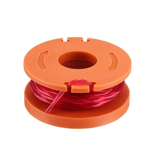 6 Pack Replacement Trimmer Line Spools, Compatible with WORX WA0010, 10 ft x 0.065 in Prewound Auto Feed String Trimmer Line