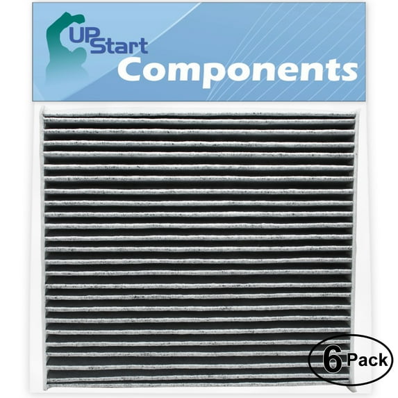 6-Pack Replacement for Cabin Air Filter for 2015 Toyota CAMRY L4 2.5L 2494cc Car/Automotive - Activated Carbon, ACF-10285
