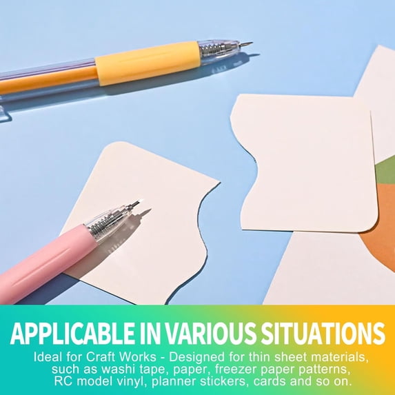 6-Pack Retractable Craft Knife Set – Precision Paper Cutter Pen for Scrapbooking, Art & DIY Projects$$Art & Craft