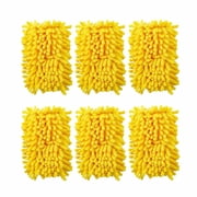 6 Pack Reusable Duster Refills For Hand Duster Short Extendable Handles And Ceiling Fan Dusters, Machine Washable Up To 100+ Times, Microfiber For Trapping Dirt Pet
