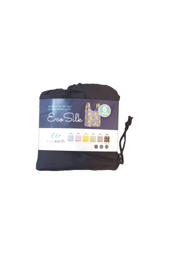 6 Pack Reusable Grocery Bags Lightweight Durable Shopping Bags Kitchen