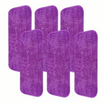 6 Pack Reusable Mop Pads for Swiffer PowerMop, Wood Floor Pads Power Mop Refill Pads Power Mop Pads Refills Microfiber Mop Pads for Swiffer Power Mop & 13''-15'' Microfiber Spray Mop Machine Washable