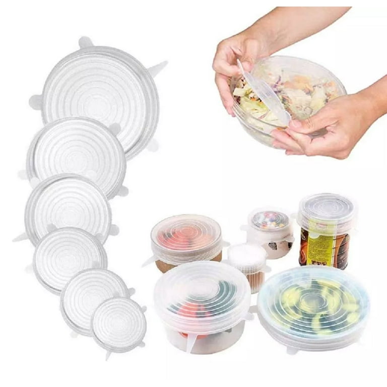 Plastic Six Pack Seal Silicone Lids Set Of Six – The Organised