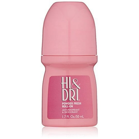 6 Pack Revlon Hi & Dri Powder Fresh Roll-on Antiperspirant & Deodorant 1.7 Oz Ea
