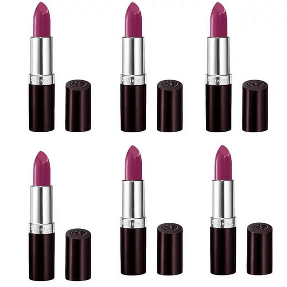 (6 Pack) Rimmel Lasting Finish Lipstick Amethyst Shimmer 0.14 Ounces