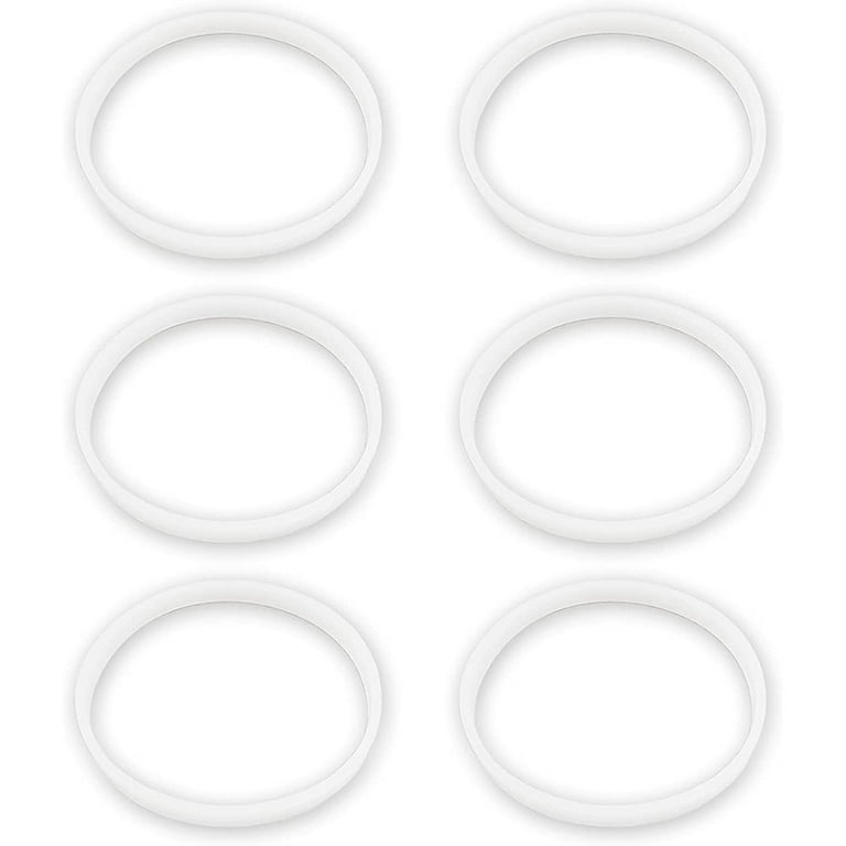 2 Pack White Gasket Rubber Sealing O-Ring Replacement Part for Nutri Ninja Auto-iQ Blenders BL480 BL681A BL682 BL640 FELJI447