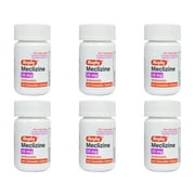 6 Pack - Rugby Meclizine 25 mg 100 Chwbls