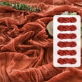 thumbnail image 1 of 6 Pack Rustic Red Table Runners 35 Inch×10Ft Cheesecloth Boho Wedding Decor Gauze Fabric, 1 of 7
