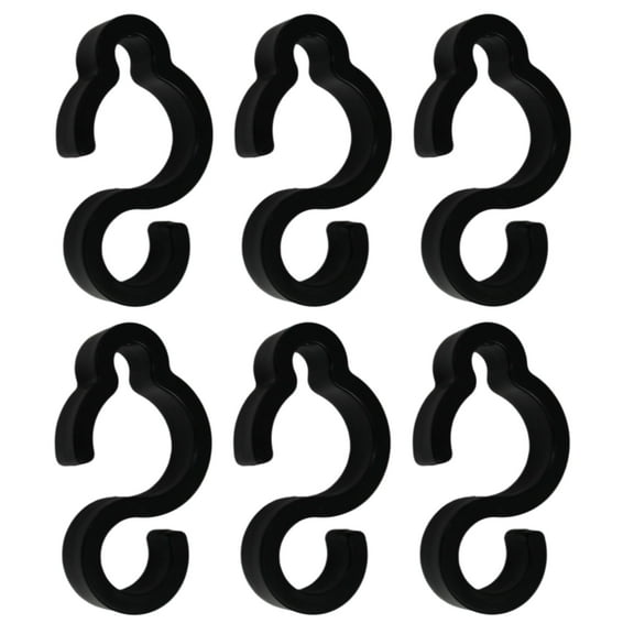 6 Pack "S" Style Dock Electrical Marine Shore Power Cord Holder Clips