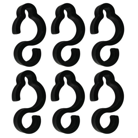 6 Pack "S" Style Dock Electrical Marine Shore Power Cord Holder Clips