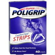 6 Pack - SUPER POLIGRIP Comfort Seal Strips 40 Each